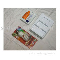 Blister lamp packages and skin care products trays